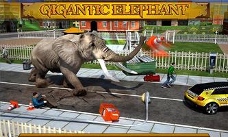 Angry Elephant Attack 3D Affiche