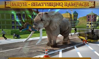 Angry Elephant Attack 3D capture d'écran 2