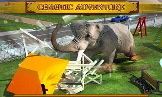 Angry Elephant Attack 3D capture d'écran 3