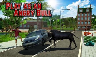 Angry Bull Revenge 3D Affiche