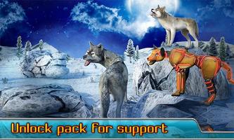 Angry Wolf Simulator 3D पोस्टर
