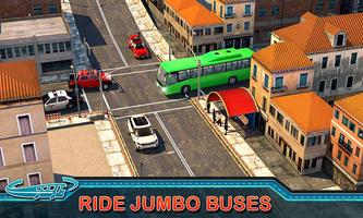 City Bus Driving Mania 3D captura de pantalla 1