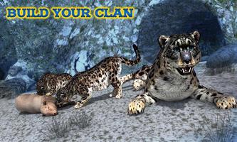 Forest Snow Leopard Sim تصوير الشاشة 1
