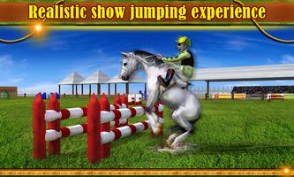 Horse Show Jump Simulator 3D capture d'écran 3