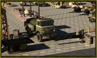 Army War Truck Simulator 3D Affiche