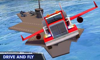 Modern Flying Truck Sim 3D Affiche