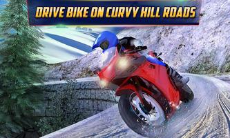 Crazy Offroad Hill Biker 3D Affiche