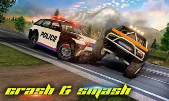 Police Car Smash 2017 capture d'écran 1