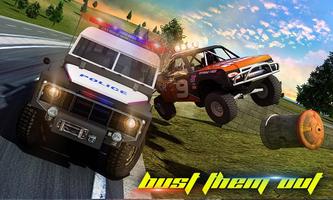 Police Car Smash 2017 syot layar 2