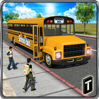 Schoolbus Driver 3D SIM أيقونة