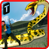 Angry Anaconda Attack 3D ไอคอน