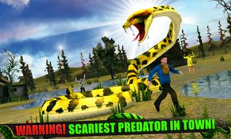 Angry Anaconda Attack 3D Affiche
