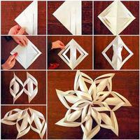 Make 3D Paper Snowflake capture d'écran 2