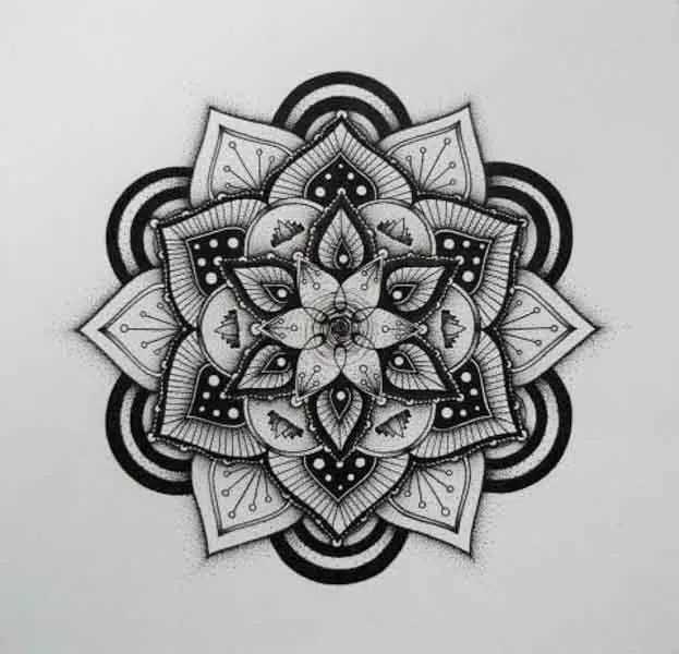 Desenho de tatuagem de mandala para colorir versão móvel andróide iOS apk  baixar gratuitamente-TapTap