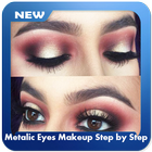 Metalic Eyes Makeup Step by Step icon