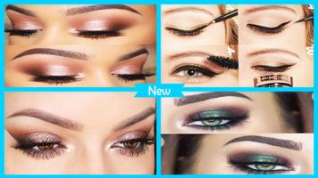 Metalic Eyes Makeup Step by Step 스크린샷 3