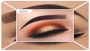 Metalic Eyes Makeup Step by Step capture d'écran 1