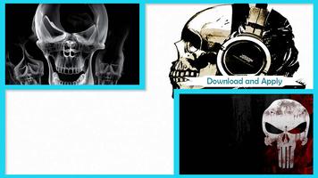 Skull Wallpaper Affiche