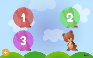 Poster Counting for kids - Count with animals
