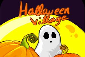 Halloween Village Affiche