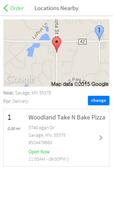 Woodland Take N Bake Pizza capture d'écran 1