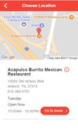 1 Schermata Acapulco Burrito Mexican Restaurant