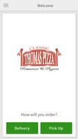 Classic Thomas Pizza Plakat