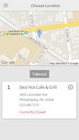برنامه‌نما Desi Hut Cafe & Grill عکس از صفحه