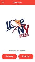 I Love NYC Pizza पोस्टर