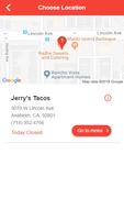 1 Schermata Jerry's Tacos