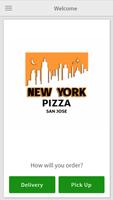 New York Pizza San Jose Plakat