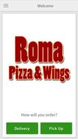 Roma Pizza & Wings Plakat
