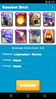 Random Clash Royale Deck Affiche