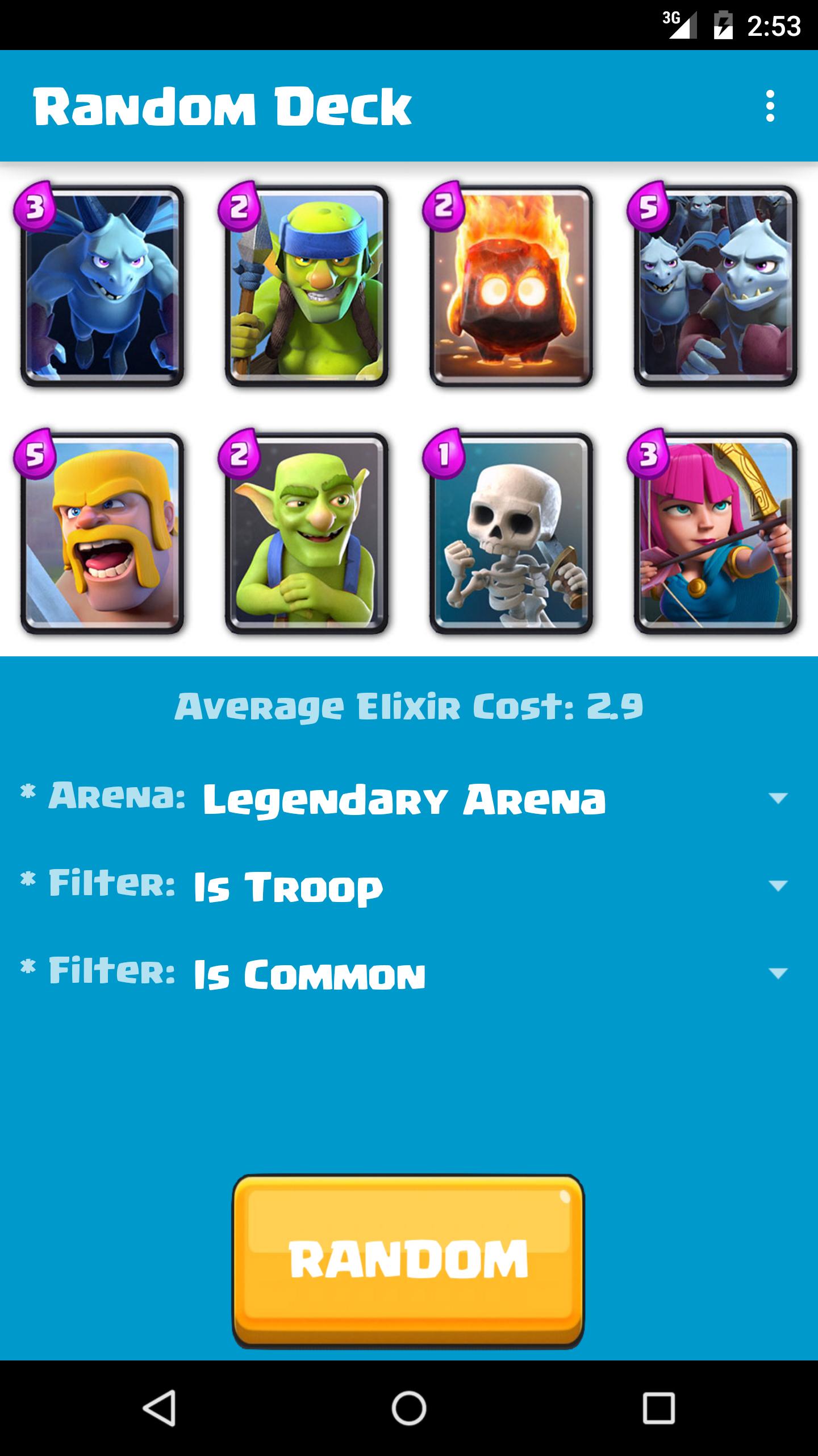 Random Clash Royale Deck for Android - APK Download