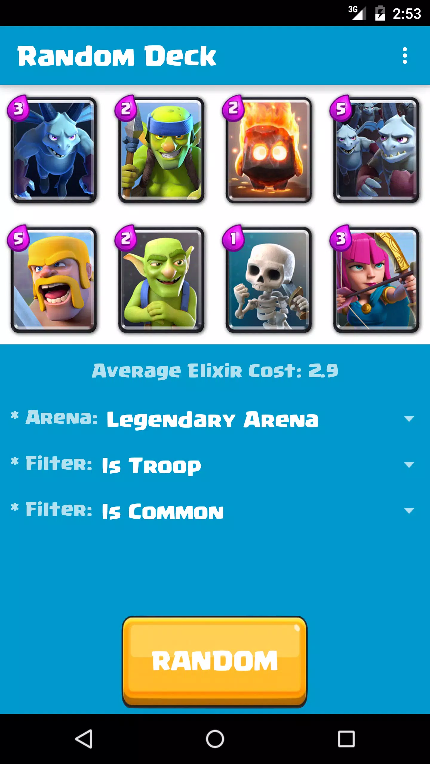 Random Clash Royale Deck APK for Android Download