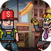 man run vs zombie