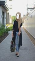 Hijab Jeans Photo Editor capture d'écran 1