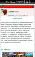 1 Schermata Tarif Sarayı -Yemek Tarifleri