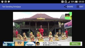 Tari Gending Sriwijaya imagem de tela 2