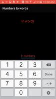 Numbers to words স্ক্রিনশট 1