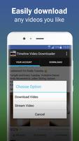 Timeline Video Downloader capture d'écran 1