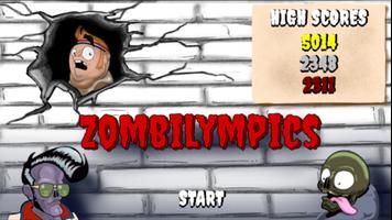 Zombilympics: Running edition poster