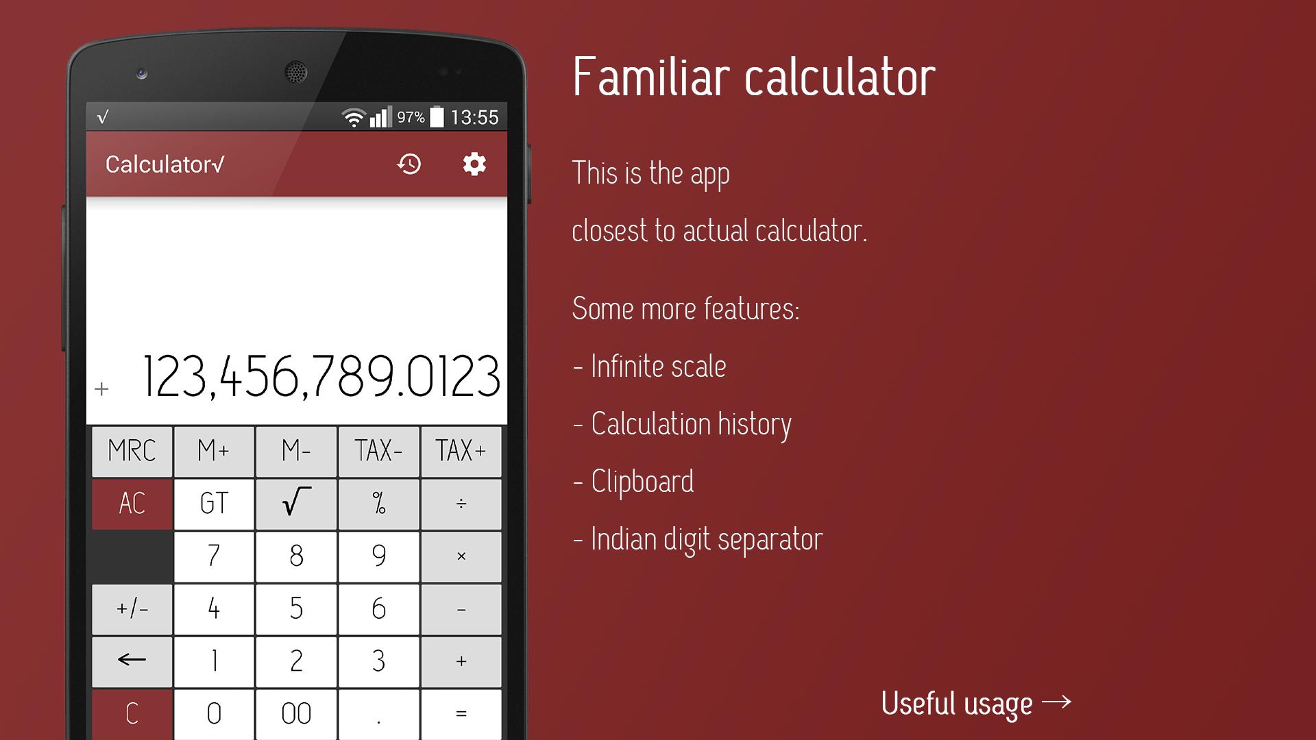 Calculator square root for Android - APK Download
