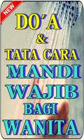Tata Cara Dan Niat Doa Mandi Wajib Bagi Wanita Plakat