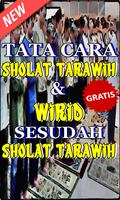Tata Cara Sholat Tarawih Dan Wirid Sholat Tarawih Plakat
