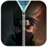 Kakashi Zipper Lock Screen