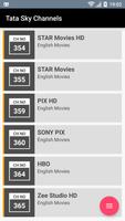 Channel List Tata Sky Cartaz