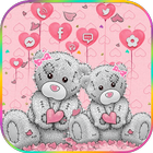 Lovely Teddy Bears Theme – Cute toy bear আইকন