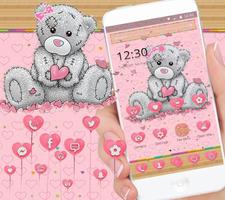 Lovely Teddy Bears Theme – Cute toy bear পোস্টার