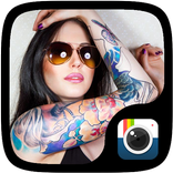 CAMERA TATTOO STICKER (FREE)